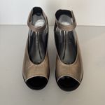 Steven By Steve Madden Steven‎ Steve Madden Shoes Babelle Rose Gold Perforated Wedge Peep Toe Size 8.5 Photo 2