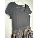 Michael Kors Michael  Black Bubble Hem Plaid Skirt Dress hoilday formal Size 12 Photo 6