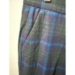 Pendleton  Pants Women 10 Blue‎ Green Tartan Plaid Virgin Wool Tartan USA M Photo 4