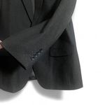 PJ Paul Jones Blazer SzXL Tweed Herringbone Classic Gray Wool Blend Work Career Photo 3