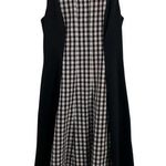Eva Franco Plaid Inlay A Line Sleeveless Dress Size 10 New Photo 0