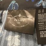 Prada Pleated Floral Print Crepe Skirt Size 46/ US 10 NWT Photo 9