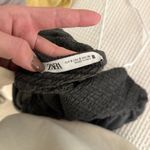 ZARA  dark grey Ruffled Women's Top Photo 2