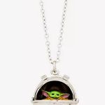 Star Wars The Mandalorian Grogu Pram Charm Necklace - BoxLunch Exclusive Photo 2