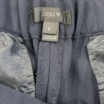 J Crew Full Length Pants Women's Size 8 Navy Blue Straight Leg High Rise Stretch Photo 6