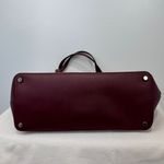 Kate Spade NWT New York Mulberry Red Leather Tote Bag With Gold Hardware & Zip C Photo 4