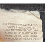 Nine West Women's Size 8  Jeans Black‎ Mid Rise Shorts Denim Stretch Gold Buttons Photo 4