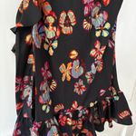 Ulla Johnson Candace Asymmetrical Ruffled Cocktail Dress Floral Lune Size 12 Photo 11