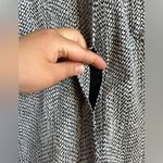 Athleta  Textured Shirt Jacket Black White Herringbone Sz M Photo 2