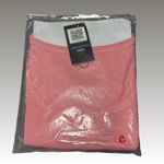 NWT Baby Pink Long Sleeve Square Neck Crop Top Photo 3