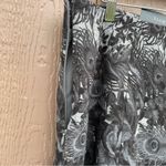 Talbots NWT Womens Skirt Gray Black Floral Peacock Feather Wool A Line Size 16 Photo 8