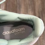 Adidas  cloud foam running shoes- mint green size 10 Photo 8