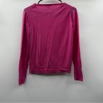J.Crew Pink 100% Merino Wool Long Sleeve Pullover Sweater Size M Photo 3
