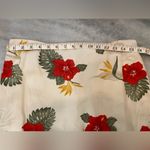 Jamaica Bay Cream Pink Tropical Floral Print Skort Size Zip Flowy Beachy Size 8 Photo 6