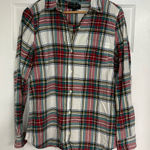 Banana Republic Classic Fit Multi Color Plaid Button Down Shirt Size Large Photo 0
