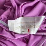 Bronx and Banco  Zoe Lame Gown Cocktail Maxi Dress Purple Size‎ XS Photo 6