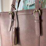 Ecosusi Tan Vegan Faux Leather Laptop Tote Bag 15.6” Work Purse 16x12 Photo 0