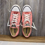 Converse All Stars Womens Pink Low Top Lace Up Sneaker Tennis Shoes Classic 8 Photo 1