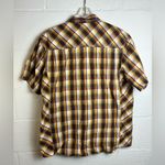 prAna  Men’s Plaid Casual Snap Button Up Lightweight Western Organic Cotton Shirt Photo 7