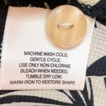 Jaclyn Smith Vintage  Button Up Leaf Pattern Size Small Blouse Photo 7