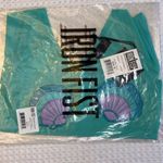 Iron fist NEW! | MERMAID FOR LIFE | Mesh Crop Top Aqua Seashells Size MEDIUM Photo 9