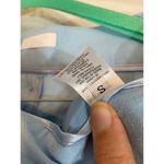 Sablyn Giselle Blazer & Charlee High Waist Pants Linen Blue Suit S Photo 4