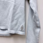 NWT FP Movement Bail Out Crop Thermal Knit Top, Arctic Snow Blue | Size Medium Photo 5