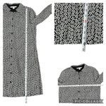 Diane Von Furstenberg  DVF 100% Silk Prita Shirt Dress Flower Button Down Size 10 Photo 14