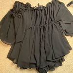 Michael Costello Revolve  Black Romper Photo 4