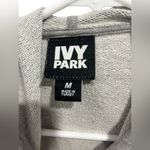 Ivy Park  Beyoncé Hoodie Women's Medium Gray Pullover Sweatshirt Long Sleeve Photo 7