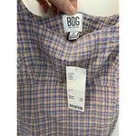 Urban Outfitters NWT BDG  Mini Dress SMALL Square Neck Sleeveless Plaid Blue Photo 4
