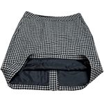Eddie Bauer NEW Eddie Baeur Ivory Black Check Wool Blend Holiday Skirt Cozy Capsule Chic 6 Photo 7