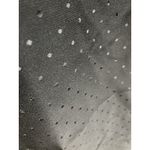 Liz Claiborne Gown Black Dress Women's 10 Evening Spaghetti Strap Long Maxi Dots Photo 4