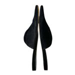 ASOS Landing Mules Womens 7 Black Suede Slip On Flats Pointy Comfort Shoes Photo 5