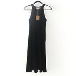 Boden USA BODEN NWT Sleeveless Knitted Midi Dress 6 Black Rib Knit High Neck Quiet Luxury Photo 1