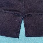 HAVANA JACKS CAFE Stretch capris navy button zipper closure mid rise size 12 Blue Photo 3