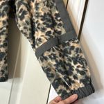 Johnny Was Calme Jacket Coat Half Zip Fleece Pullover Sweater Animal Print NWT M Photo 8