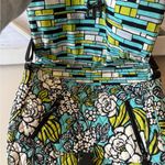 Vera Bradley Vera‎ Bradley Island Blooms Messenger Laptop Bag Blue White Floral 14.75x11x4.25 Photo 2