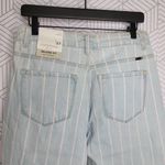 Kancan High Rise Stripe Mom Jeans Blue Size 27 Photo 6