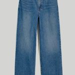 Madewell NWT  The Perfect Vintage Crop Jeans Blue Raw Hem High Rise 26 Sold Out! Photo 3