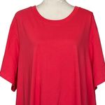 Old Navy  Vintage Crew Neck Mini Tee Shirt Dress Women’s Plus Size 4X Coral Photo 3