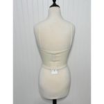 ZARA Crochet Granny Square Ribbed Crop Tank Top Cream Purple Size Medium Large Photo 6