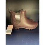 Serra Plum Women's Chelsea Rain Boots Elastic Side Panels & Lugged Sole Size 8 Photo 1