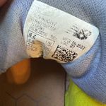 New Balance  Fresh Foam 680 White and Gray Sneakers with Yellow Trim Photo 6