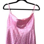 ZARA Floral Satin Effect Mini Dress Pink XS Photo 5