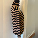 The Limited  Black & Tan Long Sleeve Turtleneck Photo 3