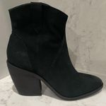 Lucky Brand New! Leather Loxona Western Bootie Black Sz 6.5 Photo 0