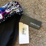 Kenneth Cole NEW NWT REACTION Sash Hipster Bikini Bottom Paisley Black Blue M Photo 8