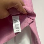 Jessica Simpson Pink Knit Top Long Sleeve Square Neck Classic NWT Sz Small Photo 3