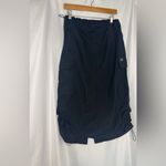 Aeropostale  Parachute Cargo Y2K Maxi Black Skirt Drawstring Hem XS NWT Photo 1